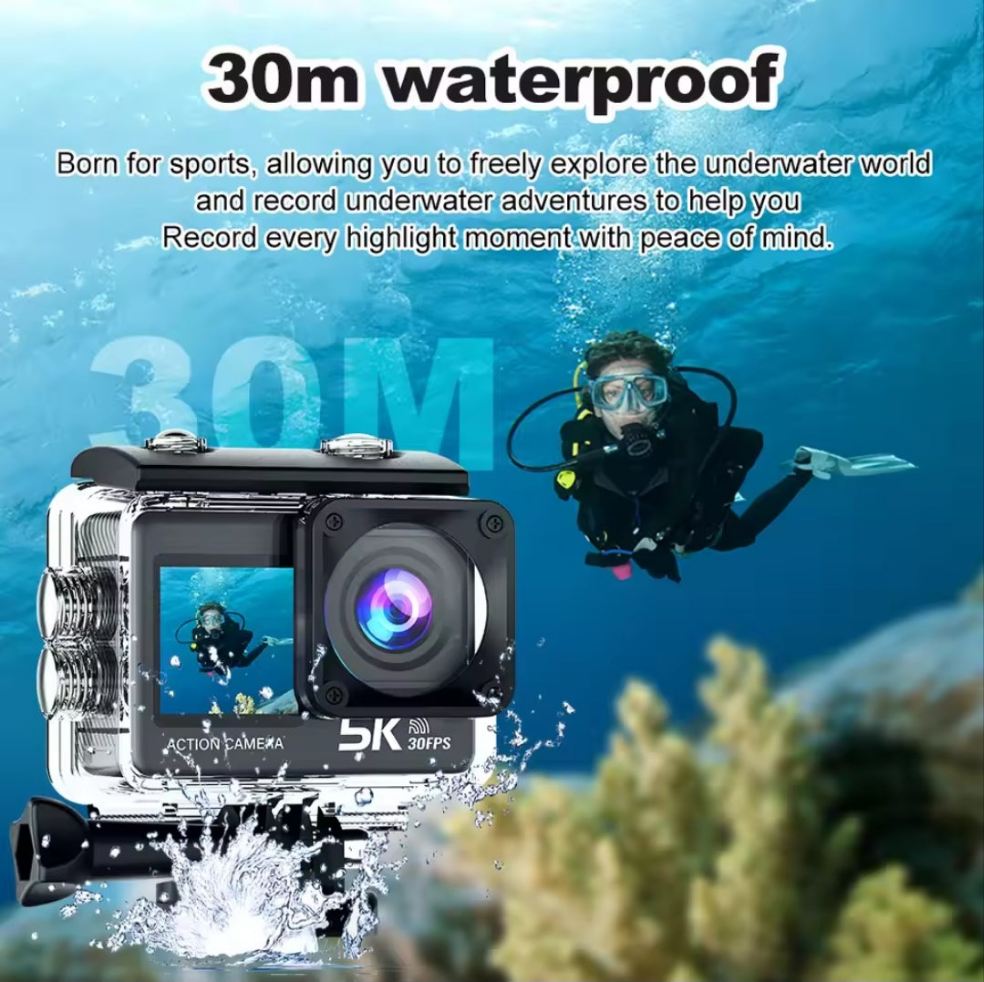 HUAFANT: M4R - 2" UHD Action Camera / 30fps 60fps 120fps